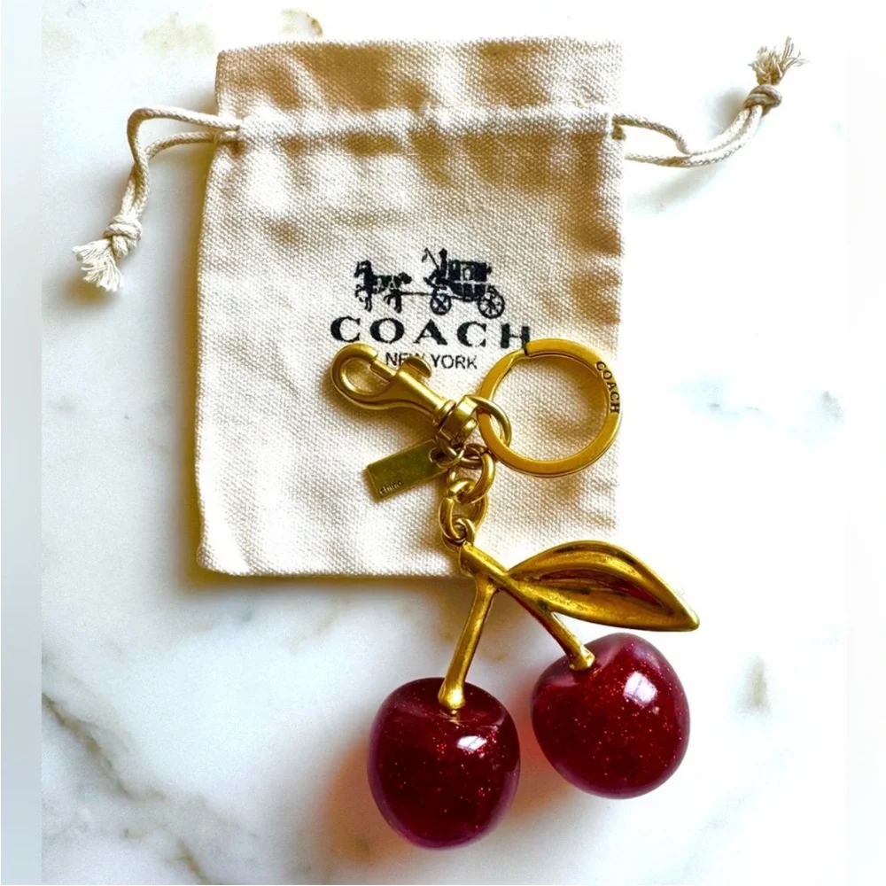 FLASH SALE - Coach Cherry Y2K Bag Charm